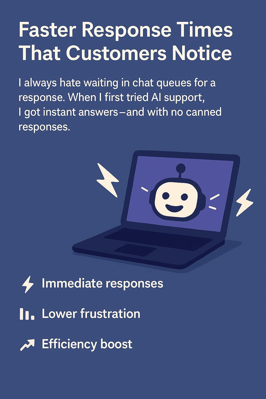 Image for the headline: "Reason 2: Faster Response Times That Customers Actually Notice"