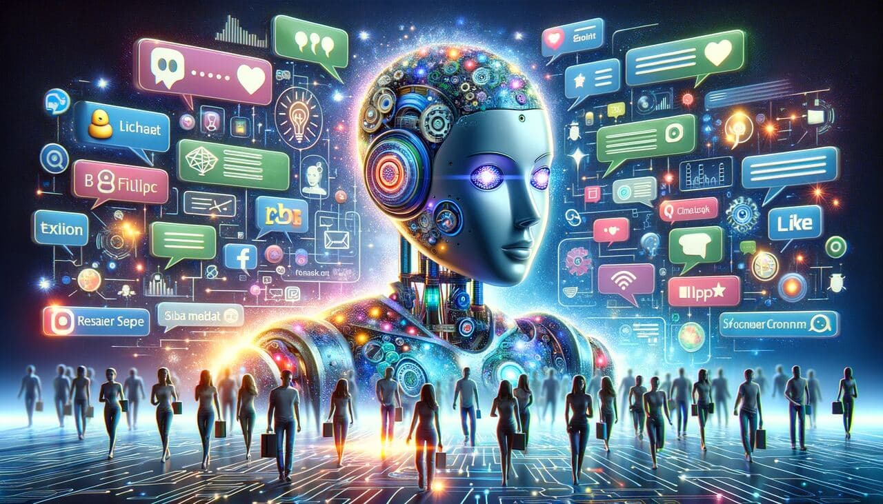 AI bot's impact on different social media platforms