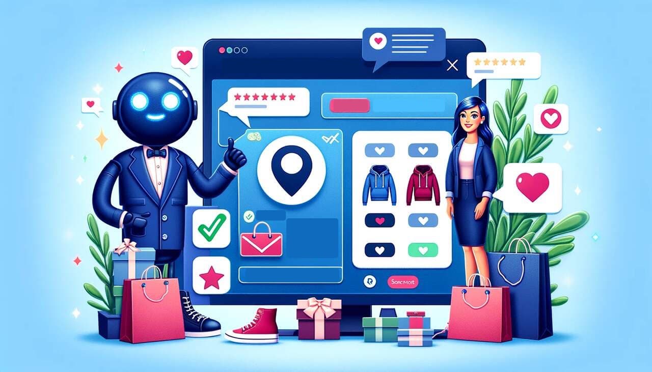 the Shopify chatbot for product recommendations to match products with user preferences