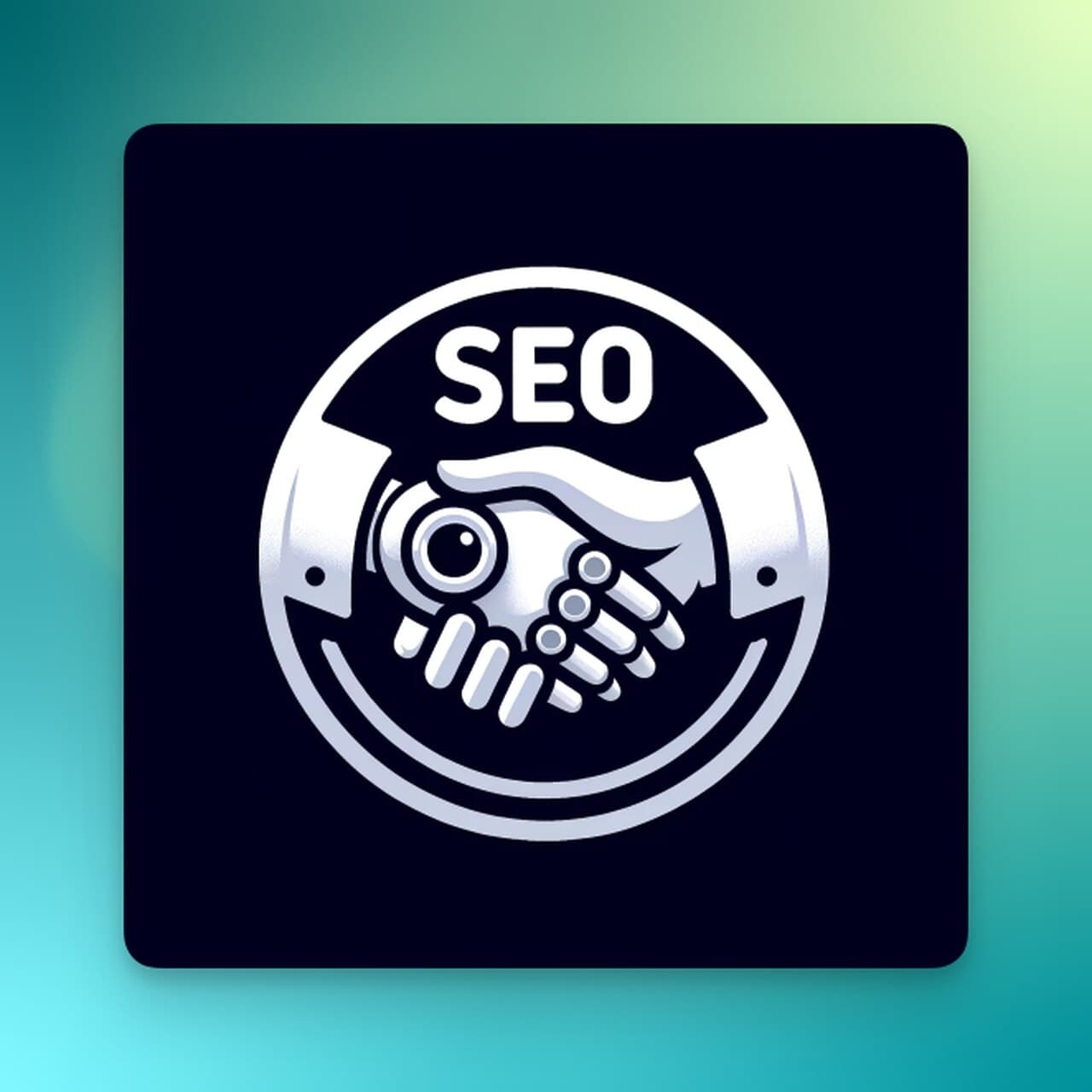 handshake under the SEO as the logo of Content Helpfulness GPT