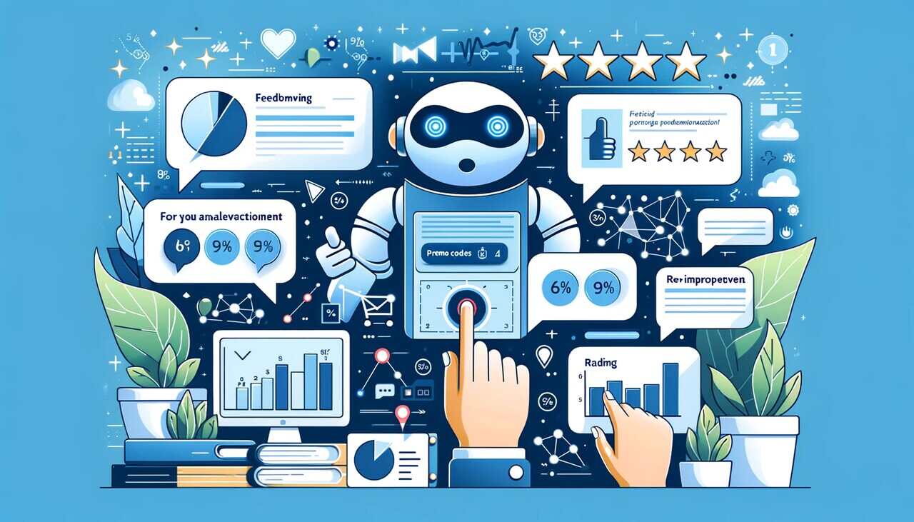 the robot to collect feedback