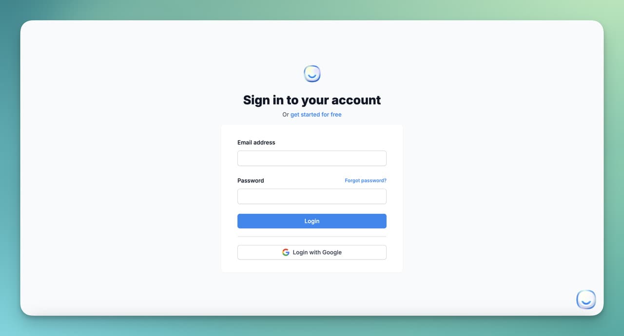 LiveChatAI sign-in page for creating a new account