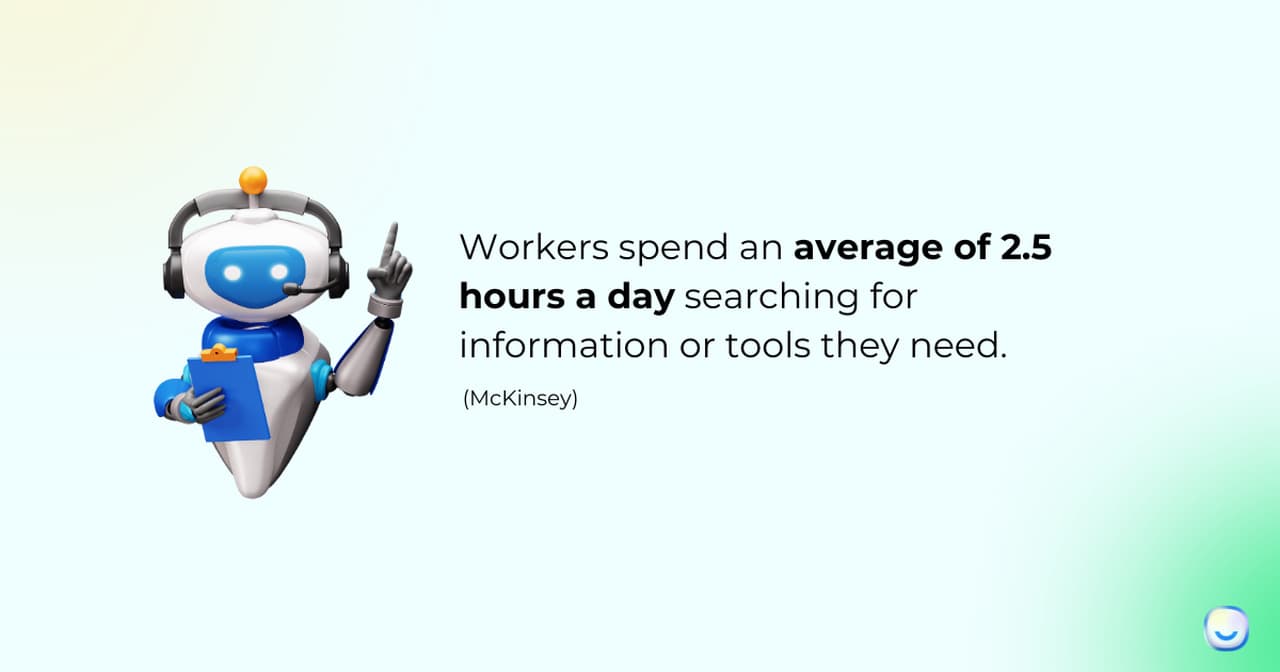 Work environment organization stats for handling multiple customers at once