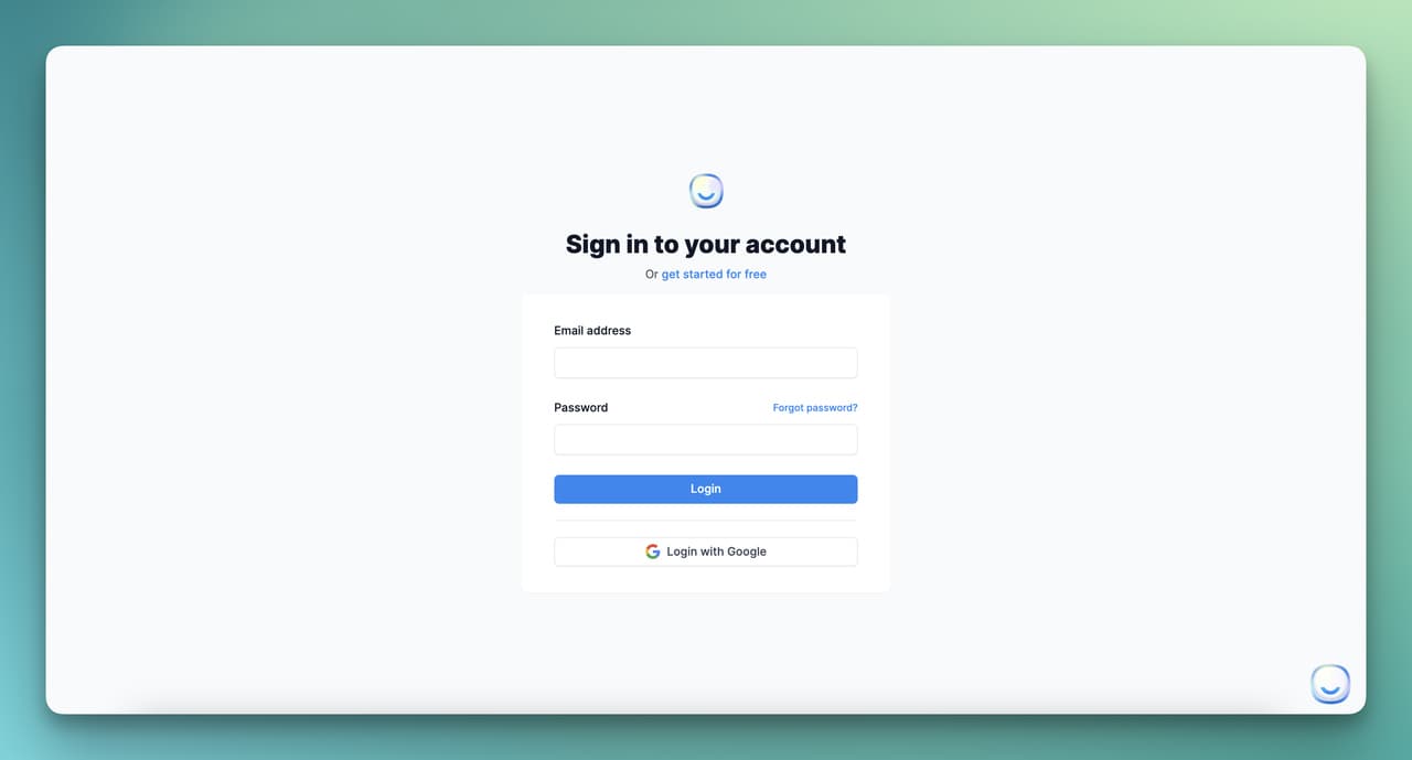 LiveChatAI sign-in page for creating a retail chatbot account