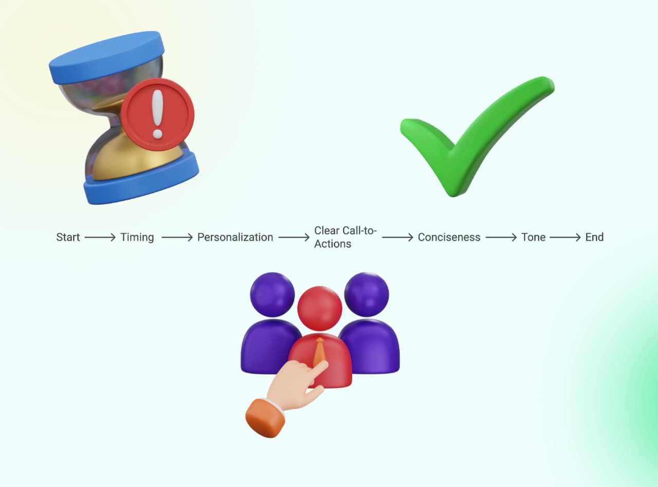 infographic showing key elements of live chat greetings including timing personalization CTAs conciseness and tone