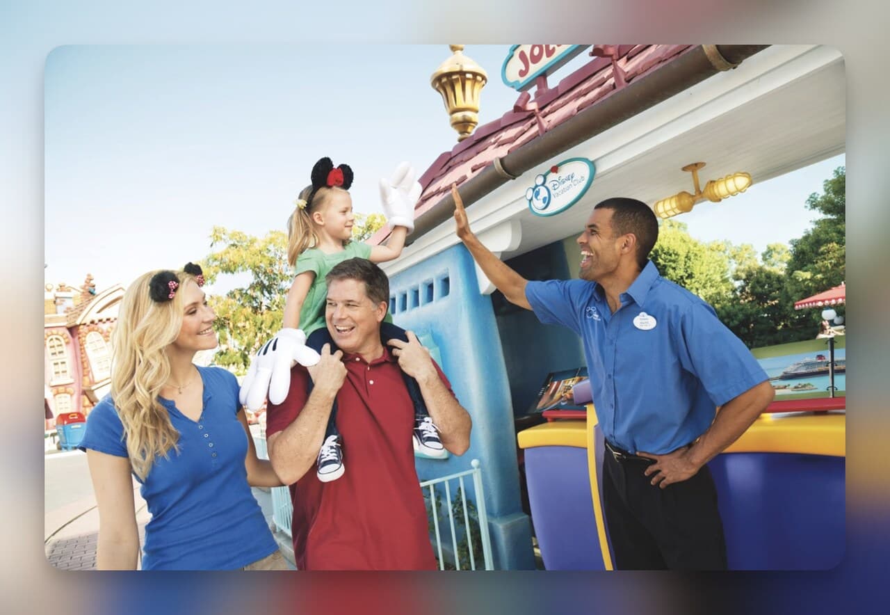 Disney theme park guest experience demonstrating immersive customer-oriented service