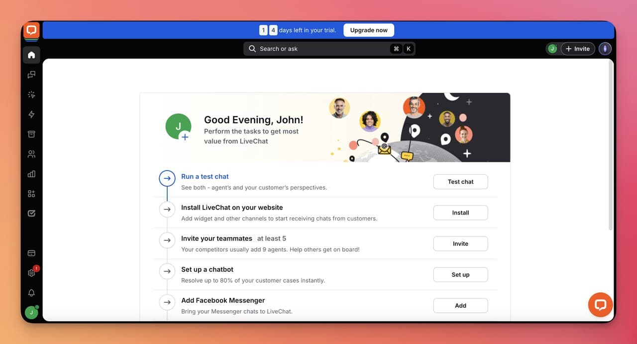 10. LiveChat illustration