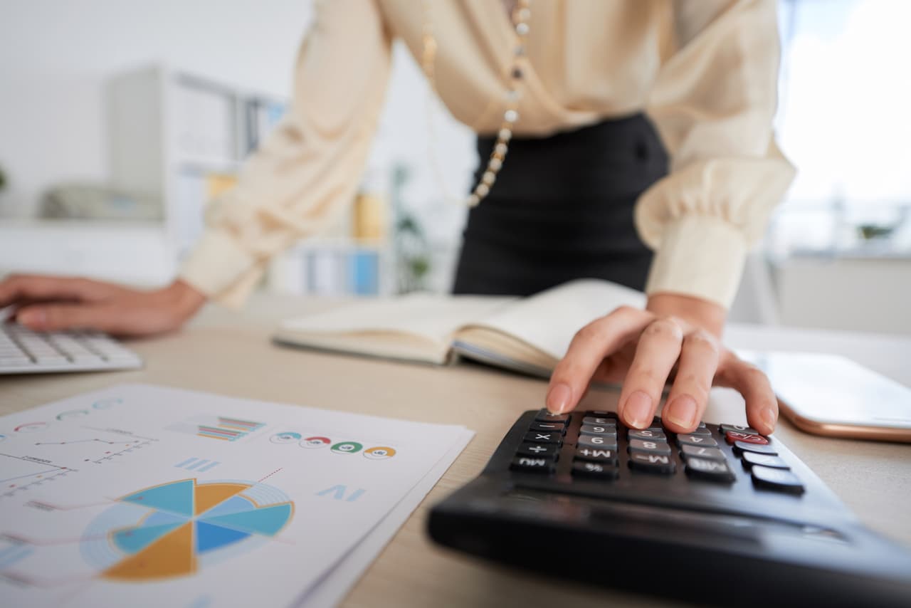calculating the values and data