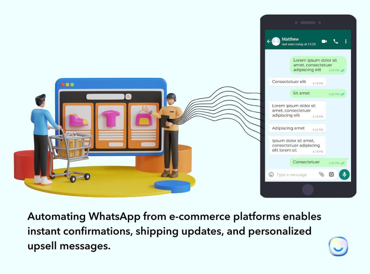 the WhatsApp and e-commerce platform relation