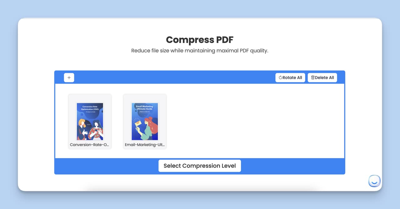 How Compress PDF Works? illustration