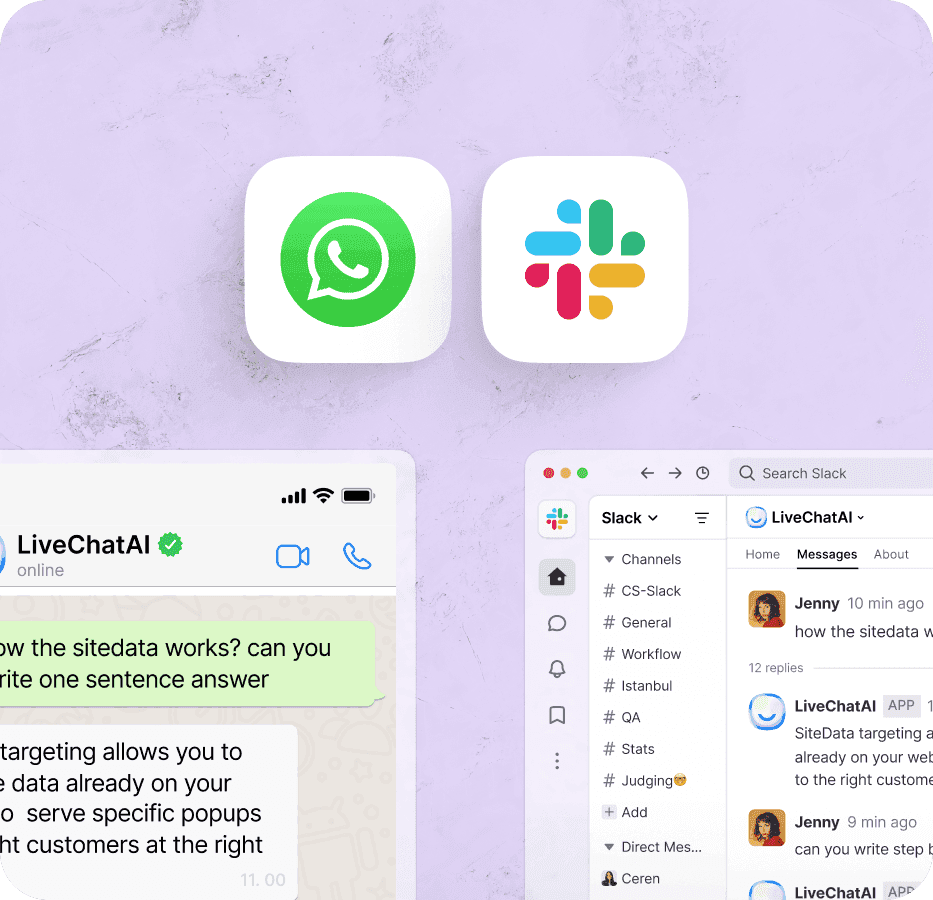 LiveChatAI automation builder for ecommerce workflows